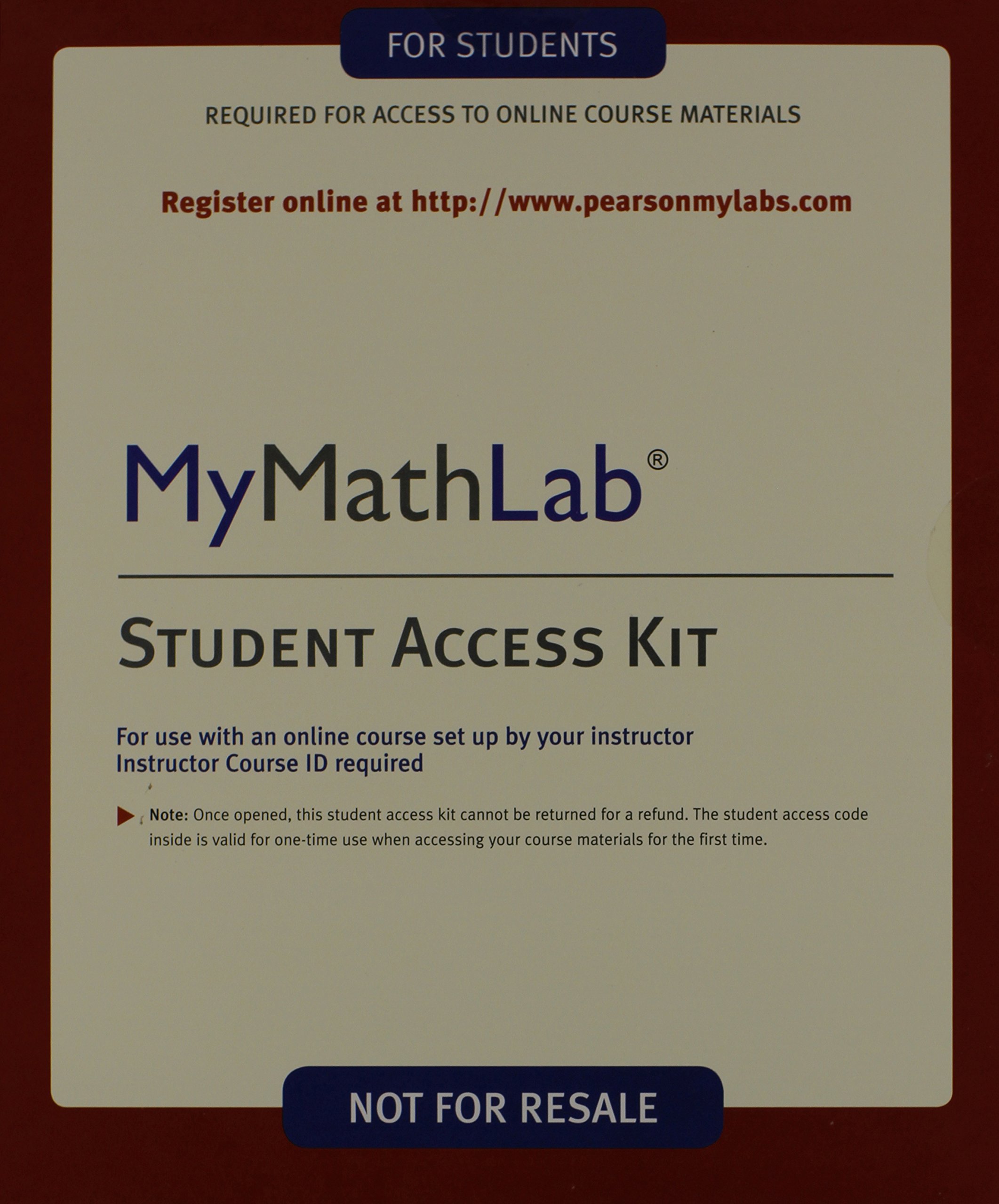 Thinking Mathematically, Books a la Carte Edition with MyLab Math & Pearson eText Access Card - College Algebra Textbook for Self-Study & Classroom Learning | Perfect for Students & Educators