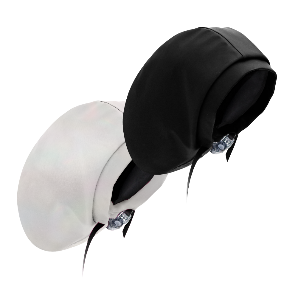 Hairbrella Satin Lined Waterproof Swim Cap - Adjustable Silicone Swimming Cap for Women & Men (2 Pack) - Perfect for Pool, Beach & Water Aerobics