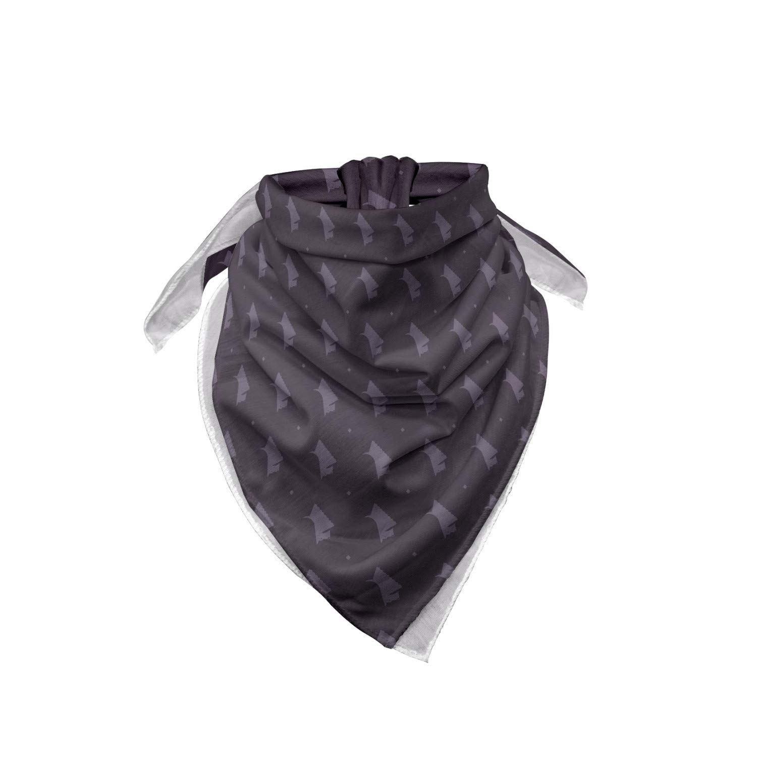 Ambesonne Dog Lover Bandana - Scottish Terrier Print Unisex Head & Neck Scarf for Pet Owners - Perfect for Dog Walks, Grooming & Outdoor Adventures
