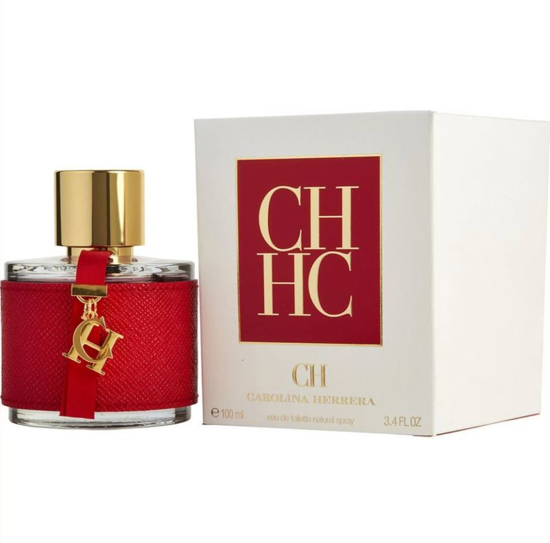 Carolina Herrera CH Women's Eau de Toilette Spray 100ml - Floral & Fruity Fragrance for Everyday Wear & Special Occasions