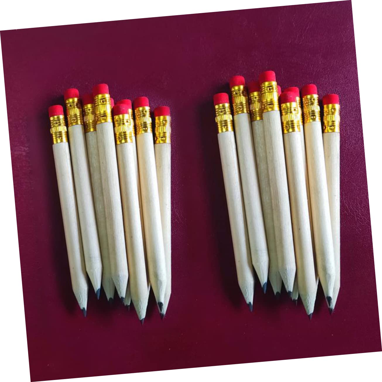 NUOBESTY 60PCS Small Wooden Log Pencils - Short Drawing Pencils for Artists & Sketching, Perfect for Art Classes, Sketchbooks, and DIY Craft Projects