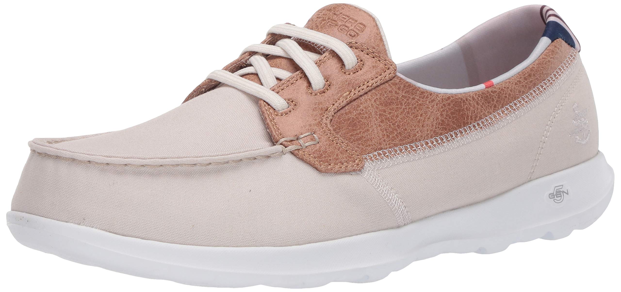 Skechers Women's Go Walk Lite-136070 Comfortable Slip-On Boat Shoes for Walking, Travel & Casual Wear - Lightweight & Breathable Design