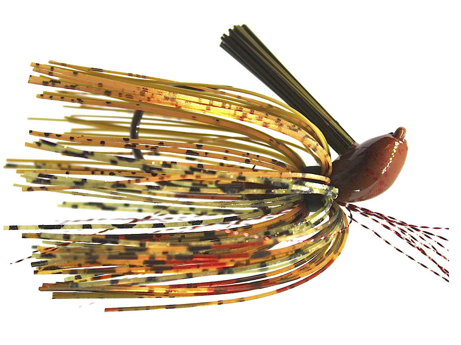 3/8oz Battle Flip Jig with Double Wide Weedguard - Perfect for Bass Fishing in Heavy Cover