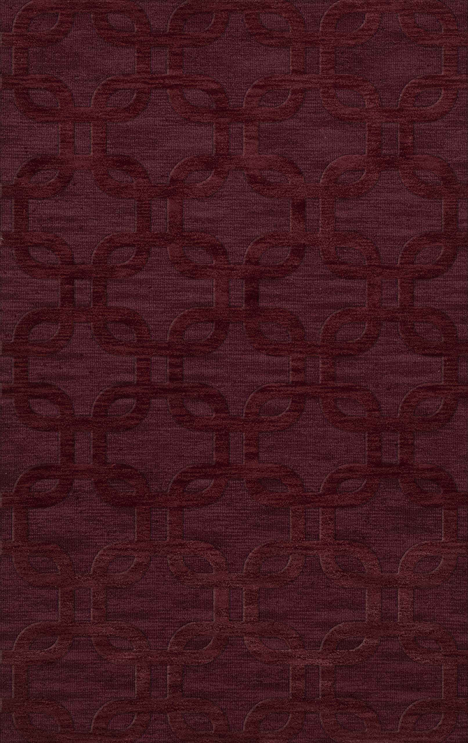 Dalyn Rugs Dover DV7 Area Rug - 12' x 18' Burgundy Red - Perfect for Living Room, Bedroom & Office Decor
