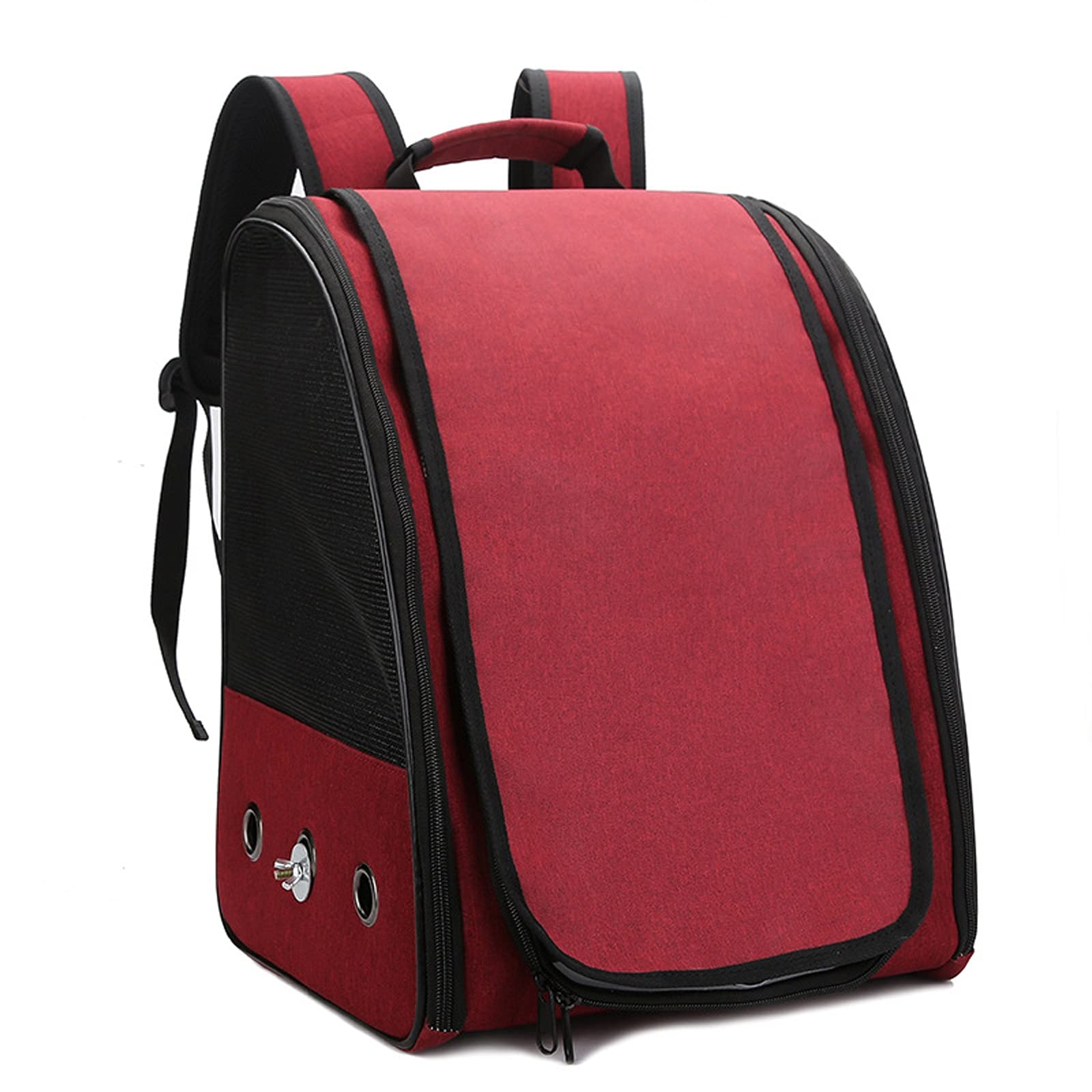 TOMYEUS Lightweight Breathable Bird Travel Backpack Carrier - Portable Pet Cage for Small Birds, Parrots & Parakeets - Ideal for Outdoor Adventures, Vet Visits & Travel