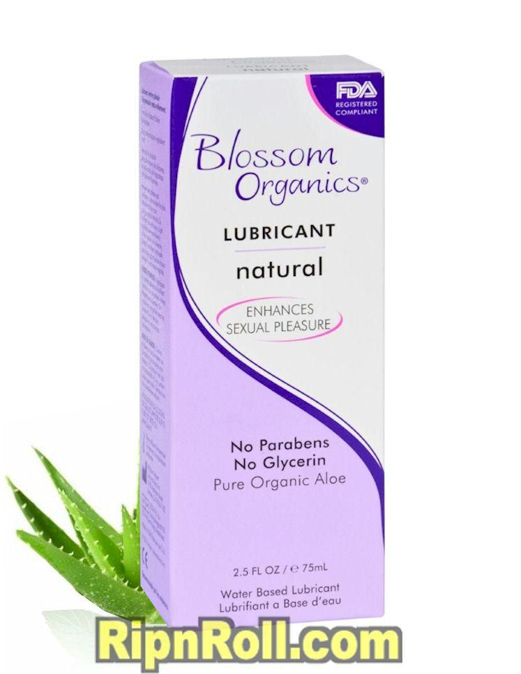 Blossom Organics Natural Personal Lubricant - Water-Based, Hypoallergenic, Vegan & Cruple-Free - Perfect for Sensitive Skin & Intimate Moments