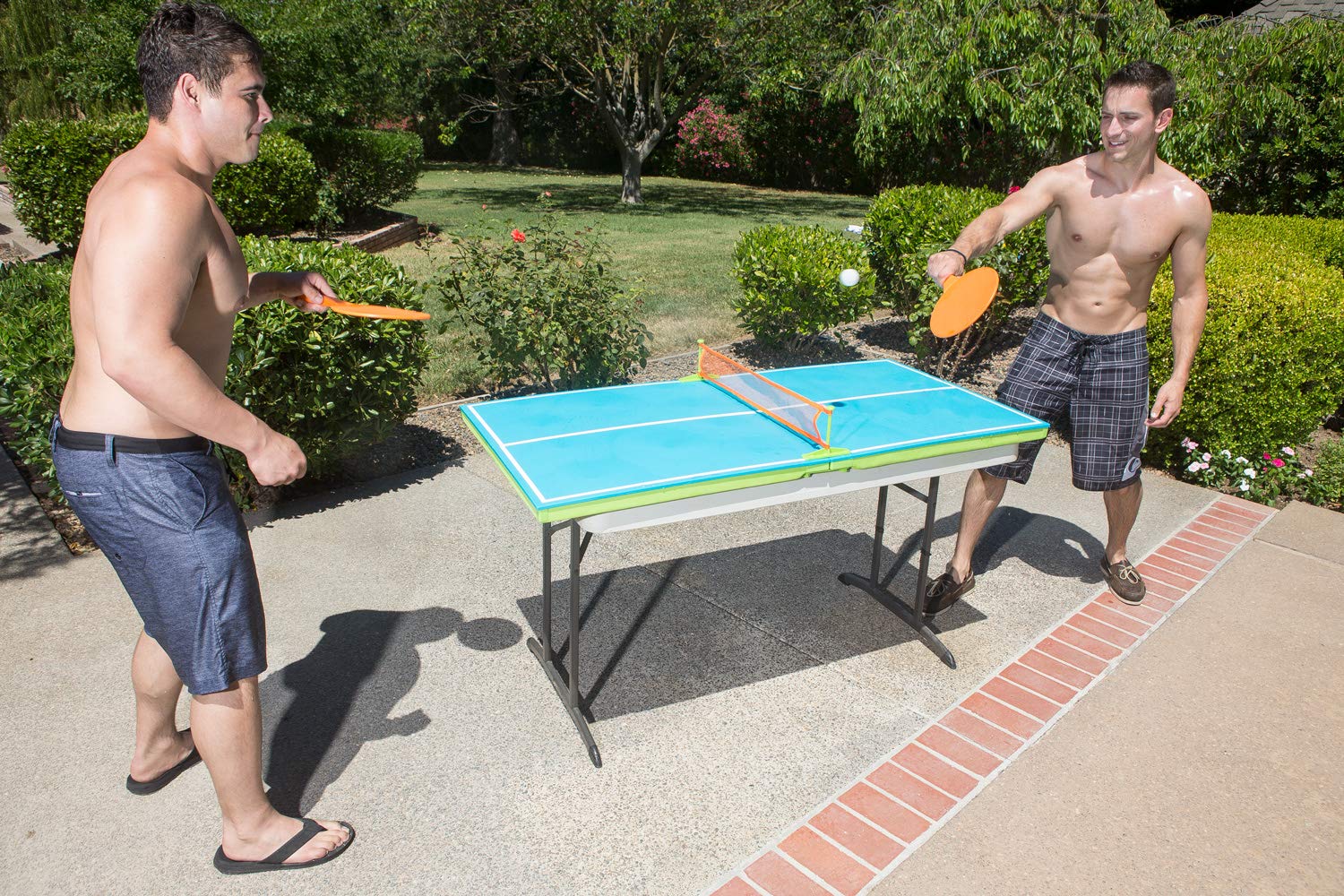 Poolmaster Floating Table Tennis Game Toy - Portable Waterproof Ping Pong Set for Pool, Lake & Beach Fun - Perfect for Outdoor Parties, Family Gatherings & Summer Activities