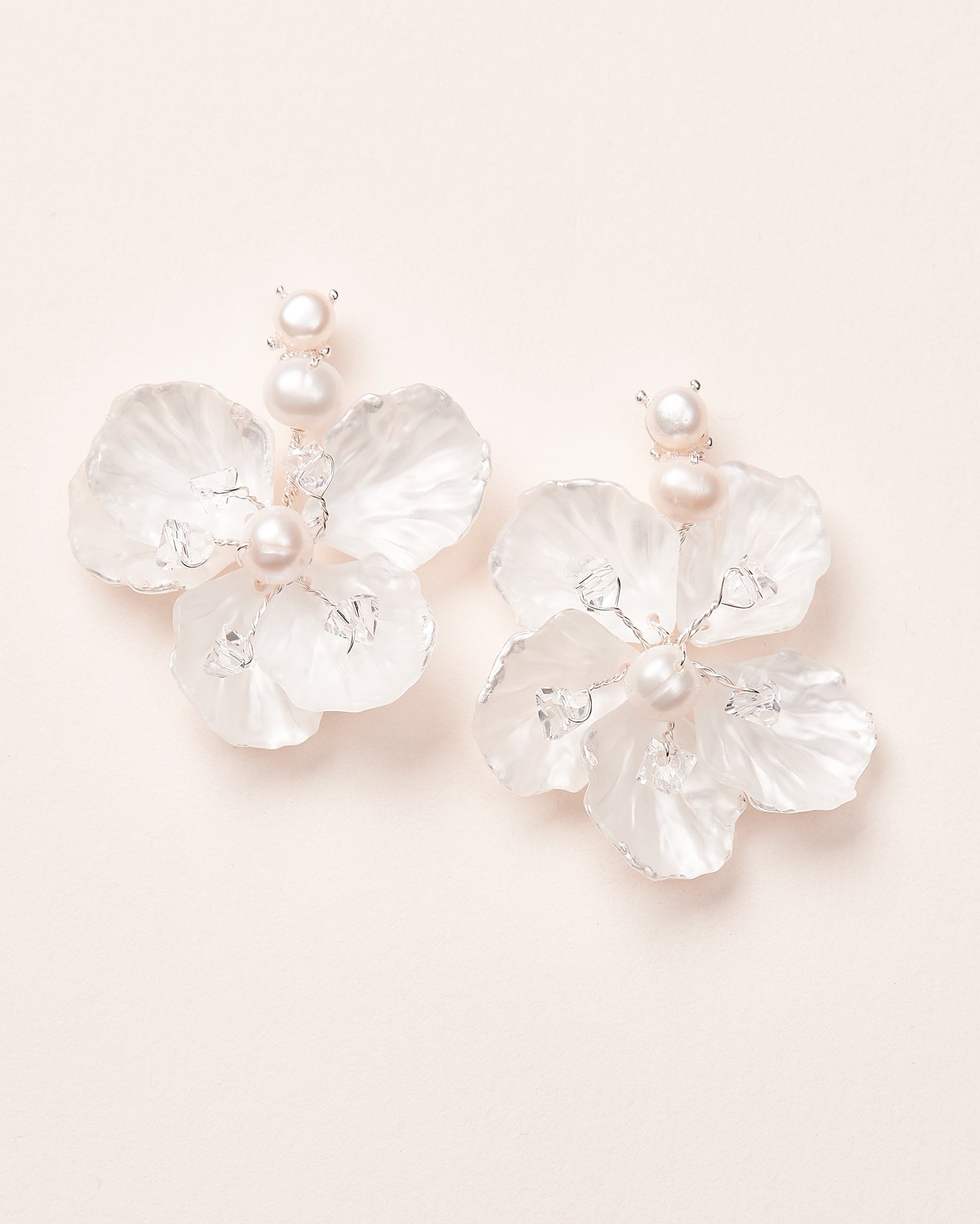 Nia Flower Earrings for Women - Elegant Floral Dangle Earrings for Party, Wedding, and Everyday Wear