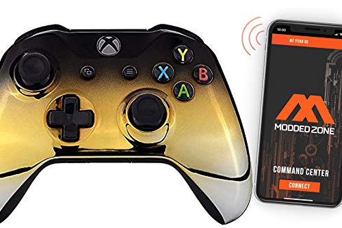 Smart Rapid Fire Custom Modded Controller for Xbox One S - Wireless FPS Gaming with Mobile App Control - Perfect for Call of Duty, Fortnite & Competitive Play