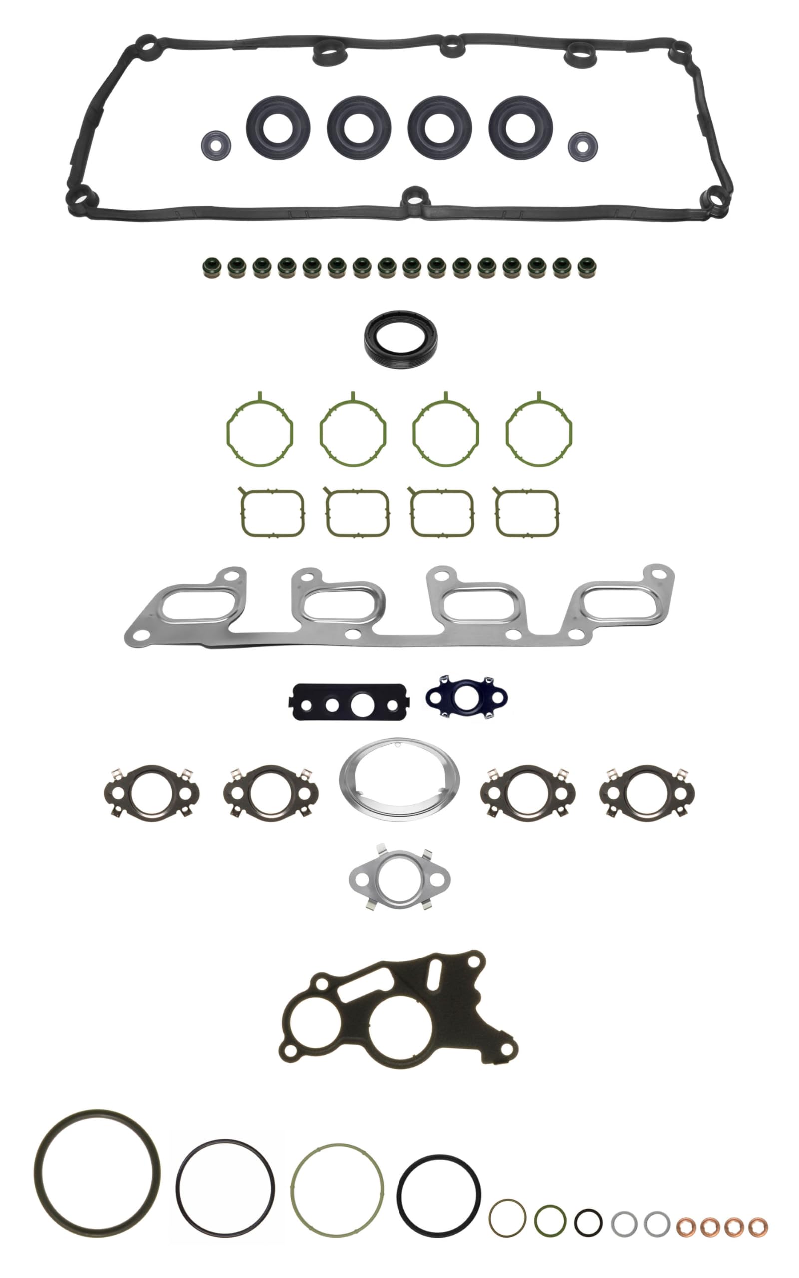 Fit 53058000 Gasket Set - High-Quality Replacement Gasket Kit for Engine Repair & Maintenance | Perfect for Automotive DIY Projects & Professional Mechanics