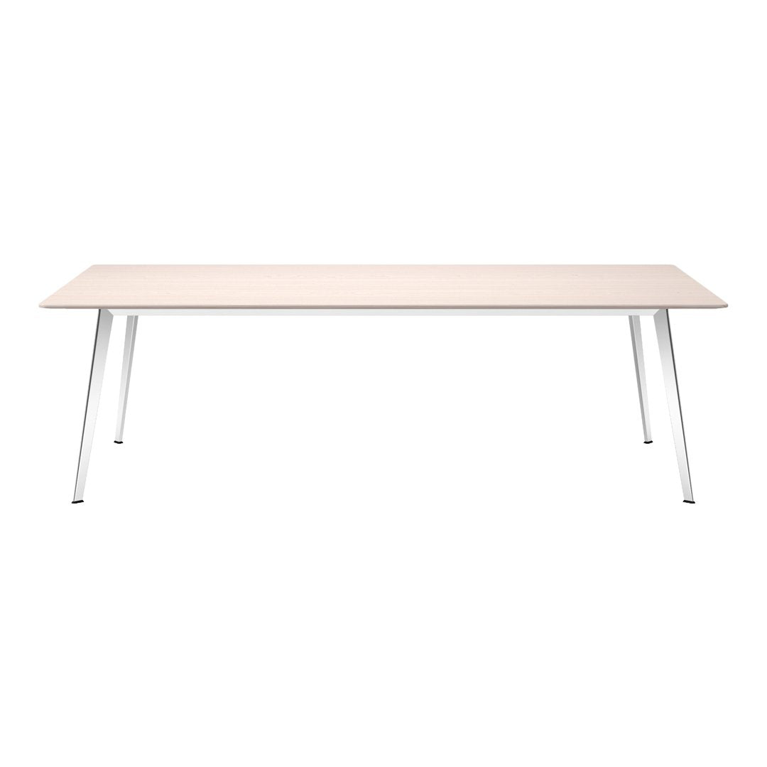 Modern Rectangular JW Dining Table - Solid Wood Kitchen Table for 6-8 People - Perfect for Family Dinners & Entertaining Guests