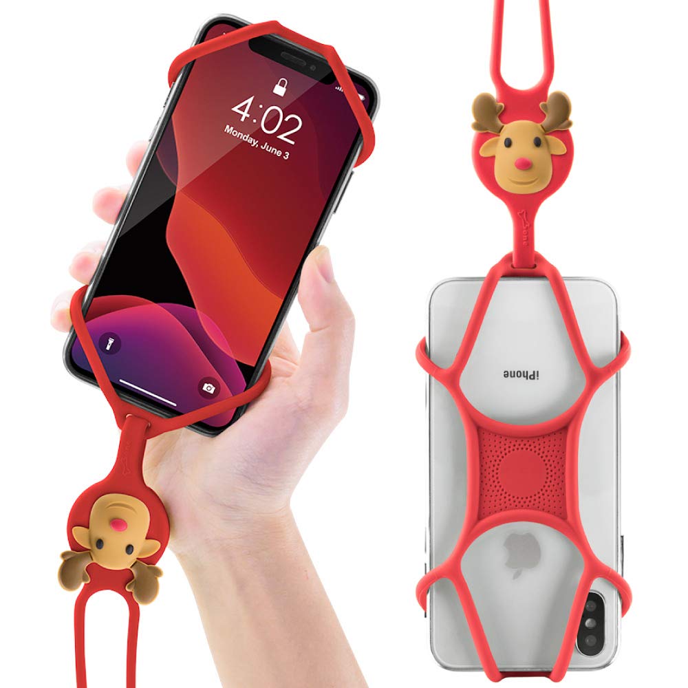 Adjustable Silicone Phone Lanyard - Universal Neck Strap Holder for iPhone, Samsung & Most Smartphones - Secure Hands-Free Carrying for Work, Travel & Outdoor Activities