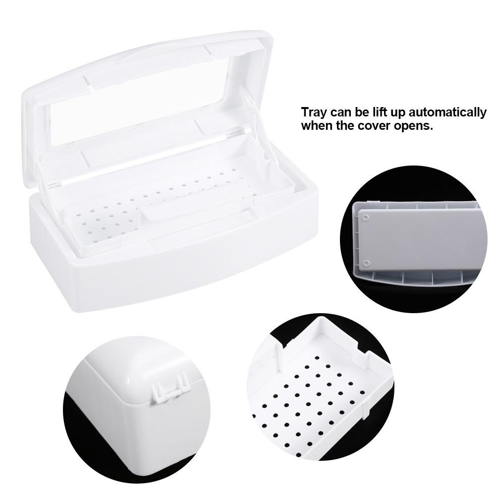Professional Nail Cleaning Box - Automatic UV Sterilizer for Manicure Tools, Polishing Heads & Jewelry | Portable Sanitizer for Home, Salon & Travel Use