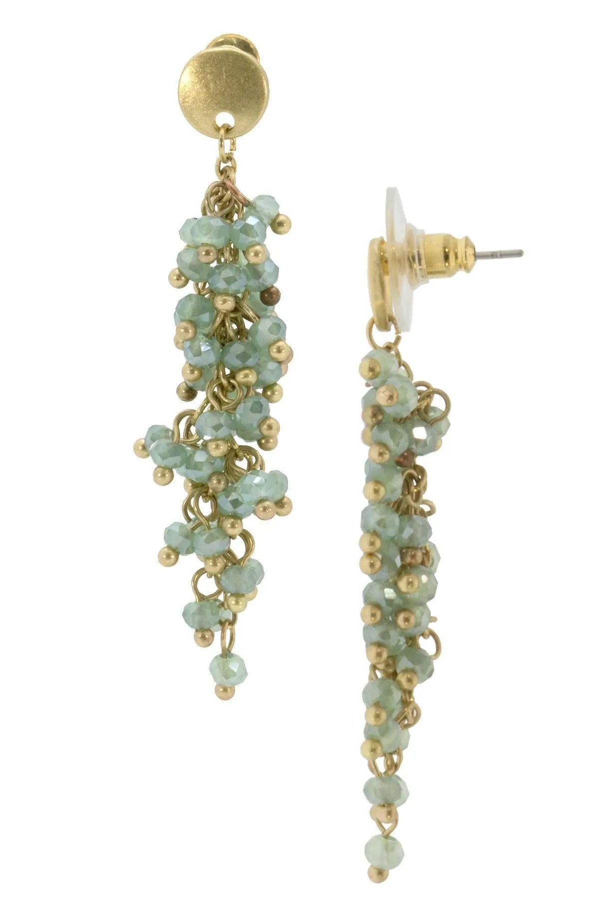 Floral Beaded Dangle Earrings for Women | Bohemian Handmade Jewelry | Perfect for Weddings, Parties & Everyday Wear