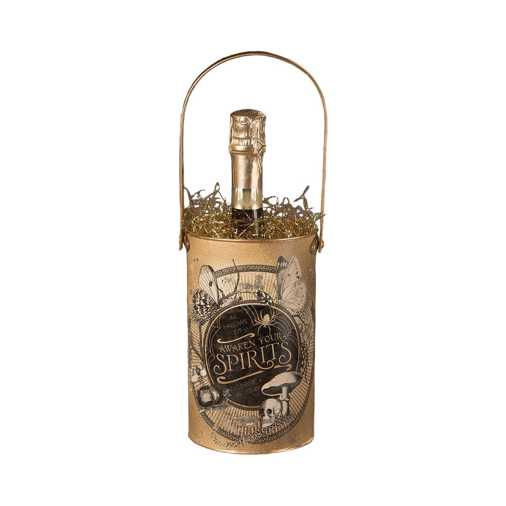 Bethany Lowe Designs Halloween Wine Bucket - Spooky All Hallows' Eve Drink Chiller for Parties & Home Decor