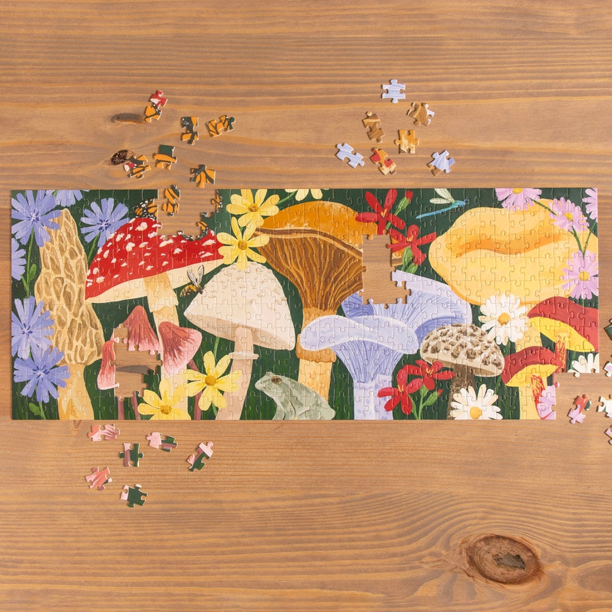 400 Piece Jigsaw Puzzle - Forest Floor Nature Scene - Perfect for Family Game Night & Relaxation