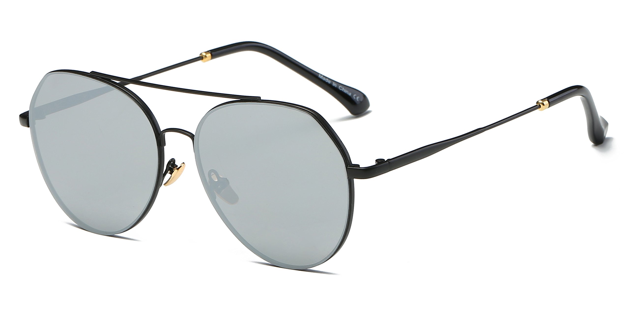 Stranger Vision Women's 'Kenzie' 57mm Aviator Sunglasses - Polarized UV Protection, Retro Fashion Sunglasses for Women - Perfect for Driving, Beach & Outdoor Activities