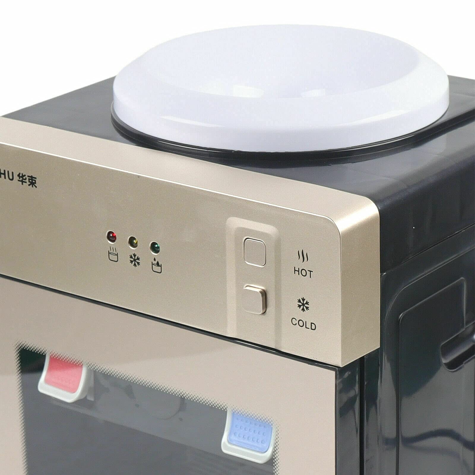 Top Loading Water Cooler Dispenser - Hot & Cold Water Dispenser for Home & Office, Automatic Drinking Machine for Tea, Coffee & Hydration | Countertop Water Dispenser for Kitchen, Bar & Workspace