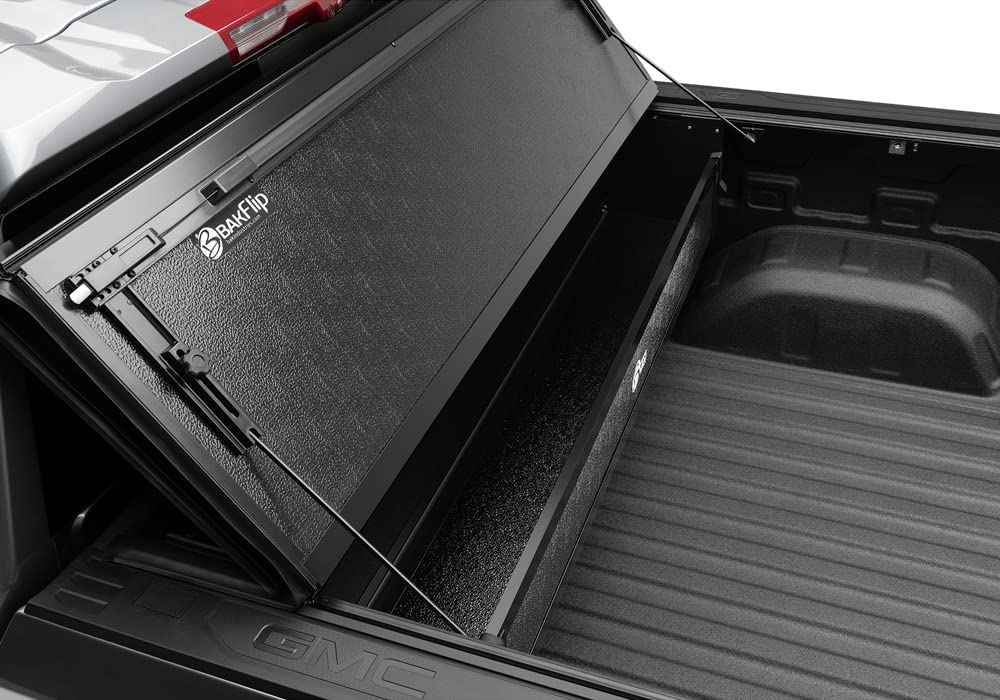 Bak Industries 92501 BAK Box 2 Tonneau Cover Tool Box - Heavy Duty Truck Bed Storage for Pickup Trucks | Weatherproof & Secure Cargo Organizer for Camping Gear, Work Tools & Outdoor Equipment