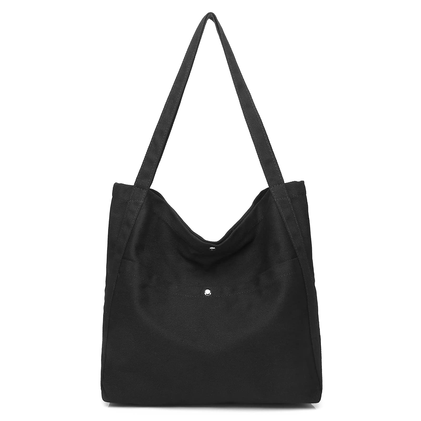 FAIME Corduroy Canvas Crossbody Bag for Women - Retro Casual Shoulder Tote & Large Shopping Purse - Perfect for Daily Use, Travel, Work & School
