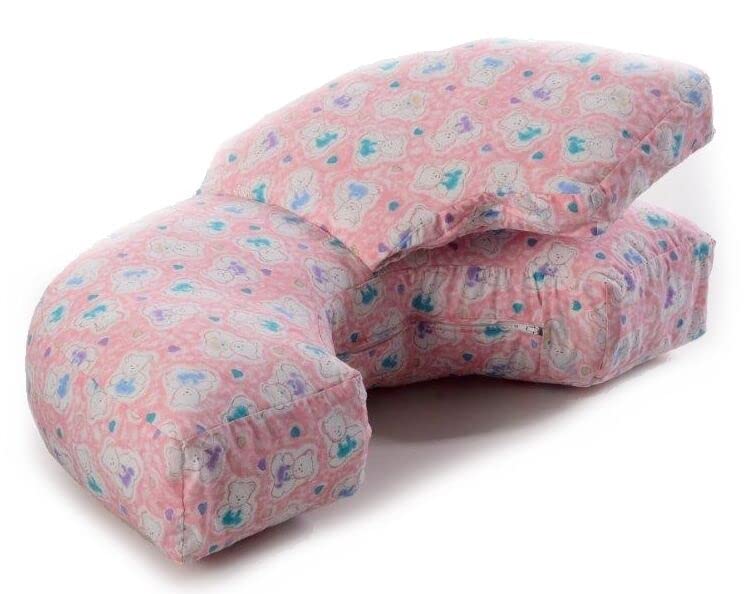 Best Inflatable Breastfeeding Nursing Pillow for Moms - Comfortable & Portable Support for Breastfeeding, Pumping & Tummy Time - Soft Pink (Perfect for Home, Travel & Postpartum Recovery)