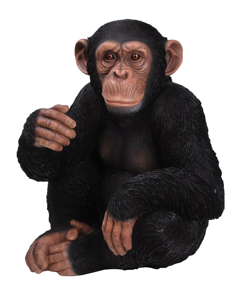 Hi-Line Gift Ltd Monkey Garden Statue - Handcrafted Outdoor Decor for Patio, Lawn & Garden - Perfect for Home, Yard & Landscape Decoration