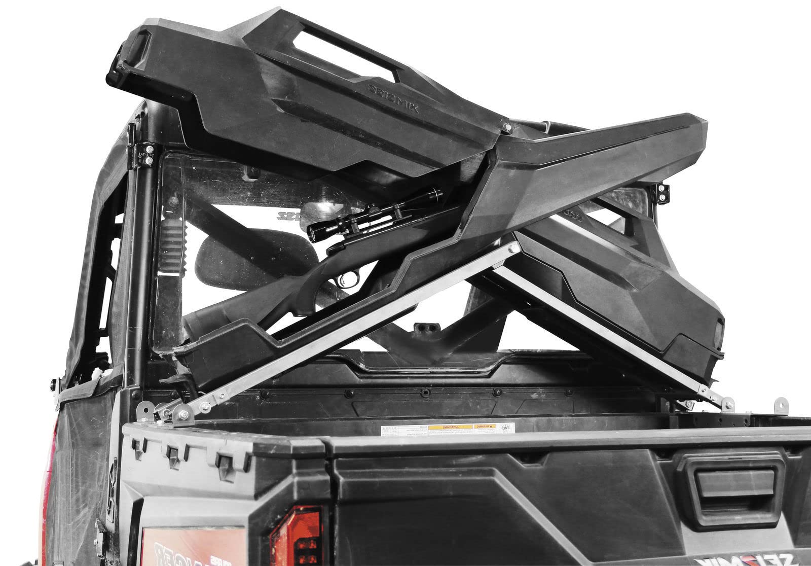 Seizmik Armory X Rack 07101 - Universal Full Size Truck Bed Rack | Heavy Duty Aluminum Cargo Carrier for Ford Ranger & More | Perfect for Camping, Hunting & Off-Road Adventures