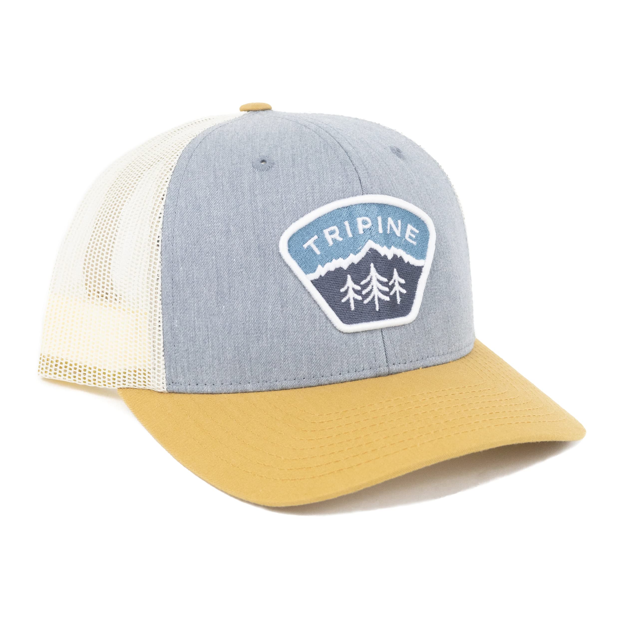 Mountaineer Trucker Hat - Adjustable Mesh Back Cap for Outdoor Adventures, Hiking, and Camping - Stylish & Breathable Design for Men & Women