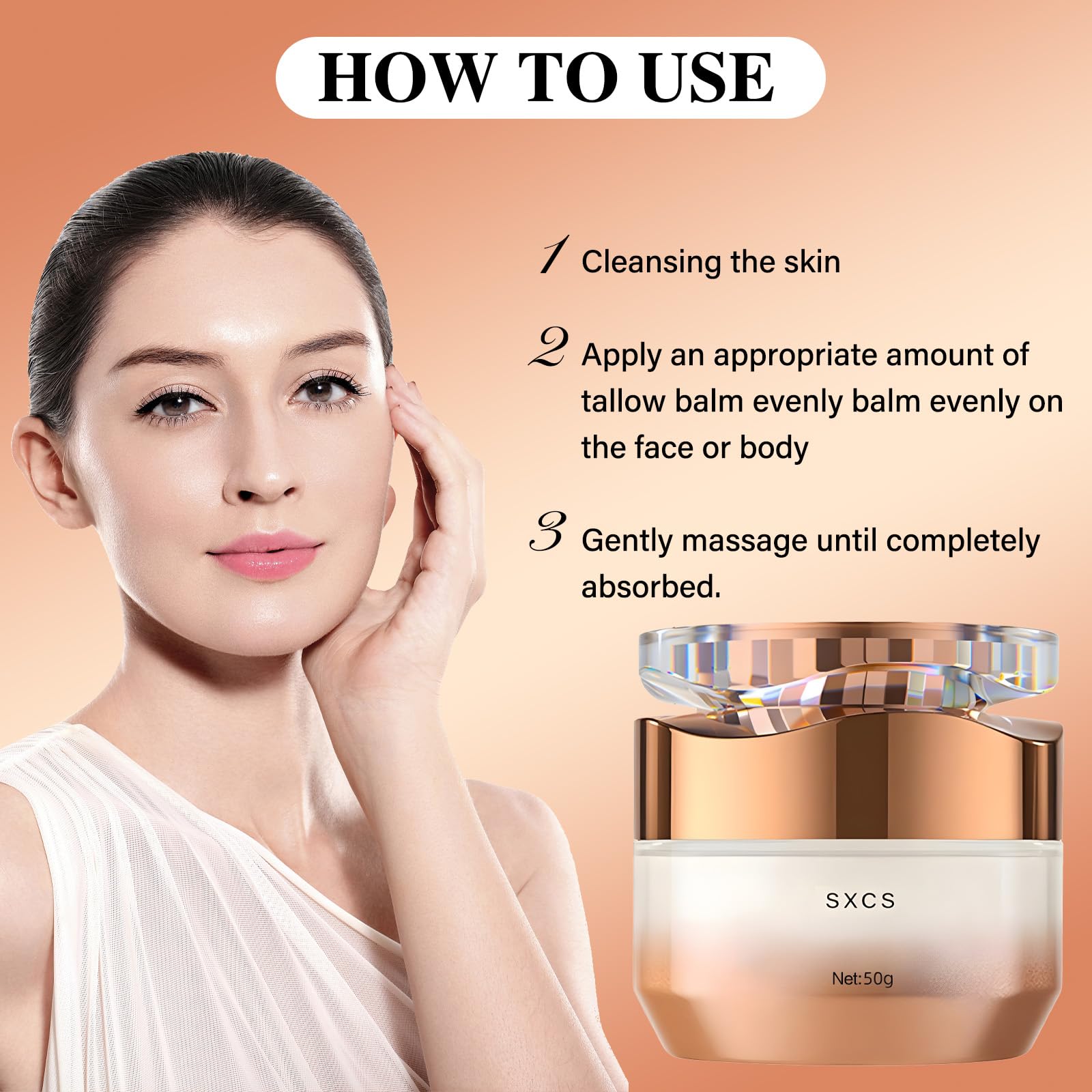Vitamin C Face Cream with Nicotinamide - Korean Tone-Up & Hydrating Moisturizer for Glowing Skin | Day & Night Use for Dry & Dull Skin