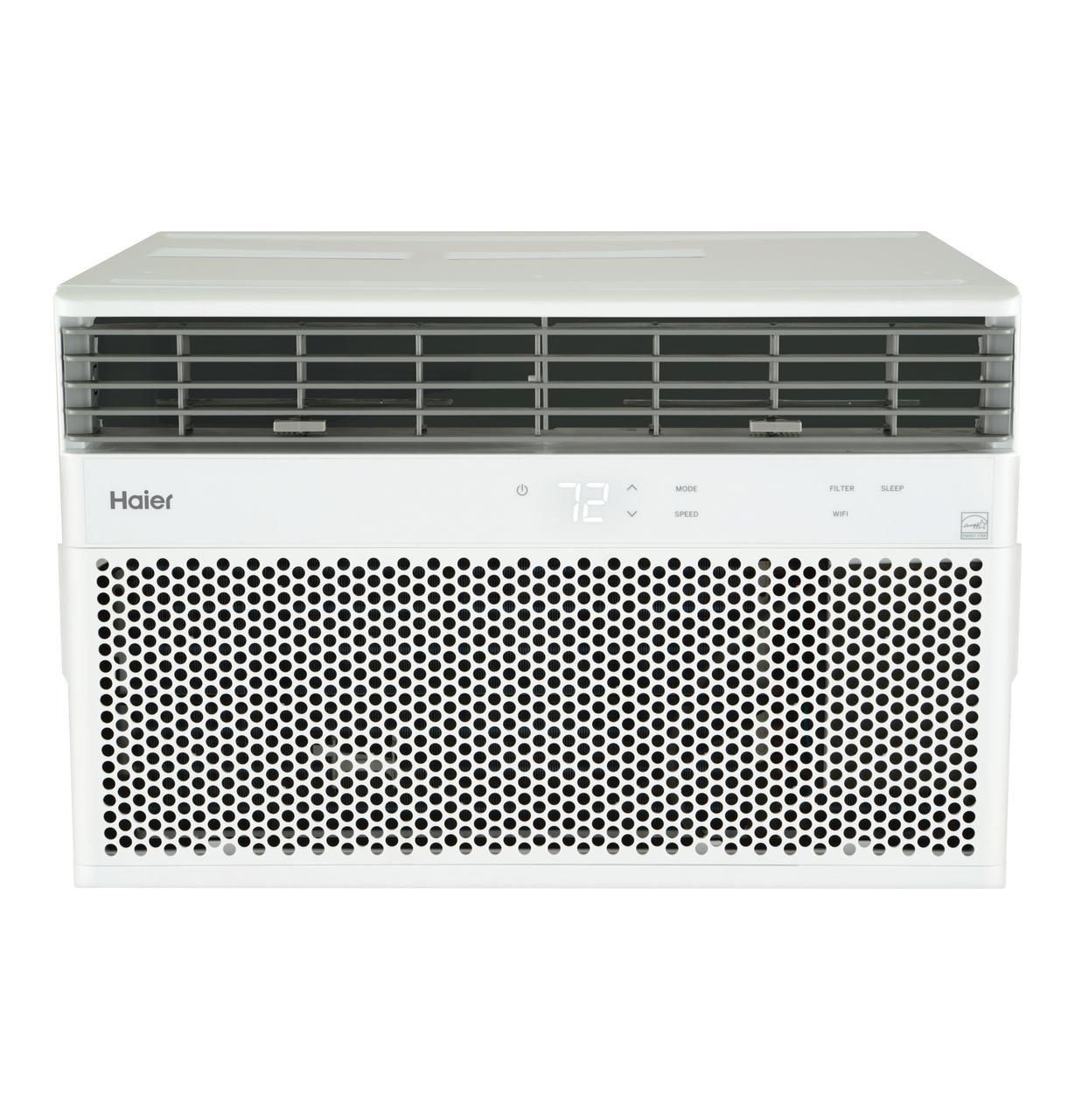 Haier 10,000 BTU Smart Electronic Window Air Conditioner - Cools Medium Rooms Up To 450 Sq.Ft - WiFi Enabled, Energy Efficient, Quiet Operation - Perfect for Bedrooms, Living Rooms & Home Offices