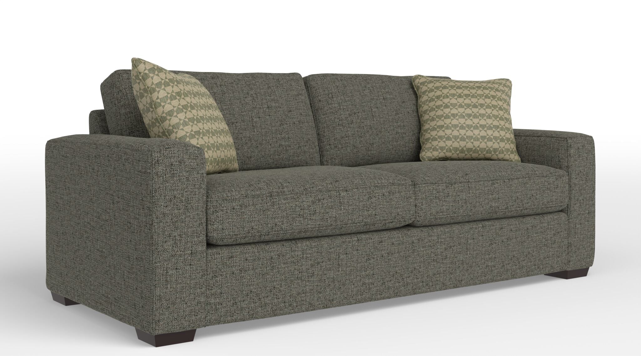Celeste Queen Sofa Bed with Innerspring Mattress in Patina Dark Grey - Convertible Sleeper Sofa for Small Spaces, Guest Room & Apartment Living