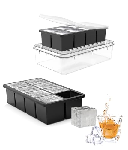 2Pack 8 Square + Box-Black