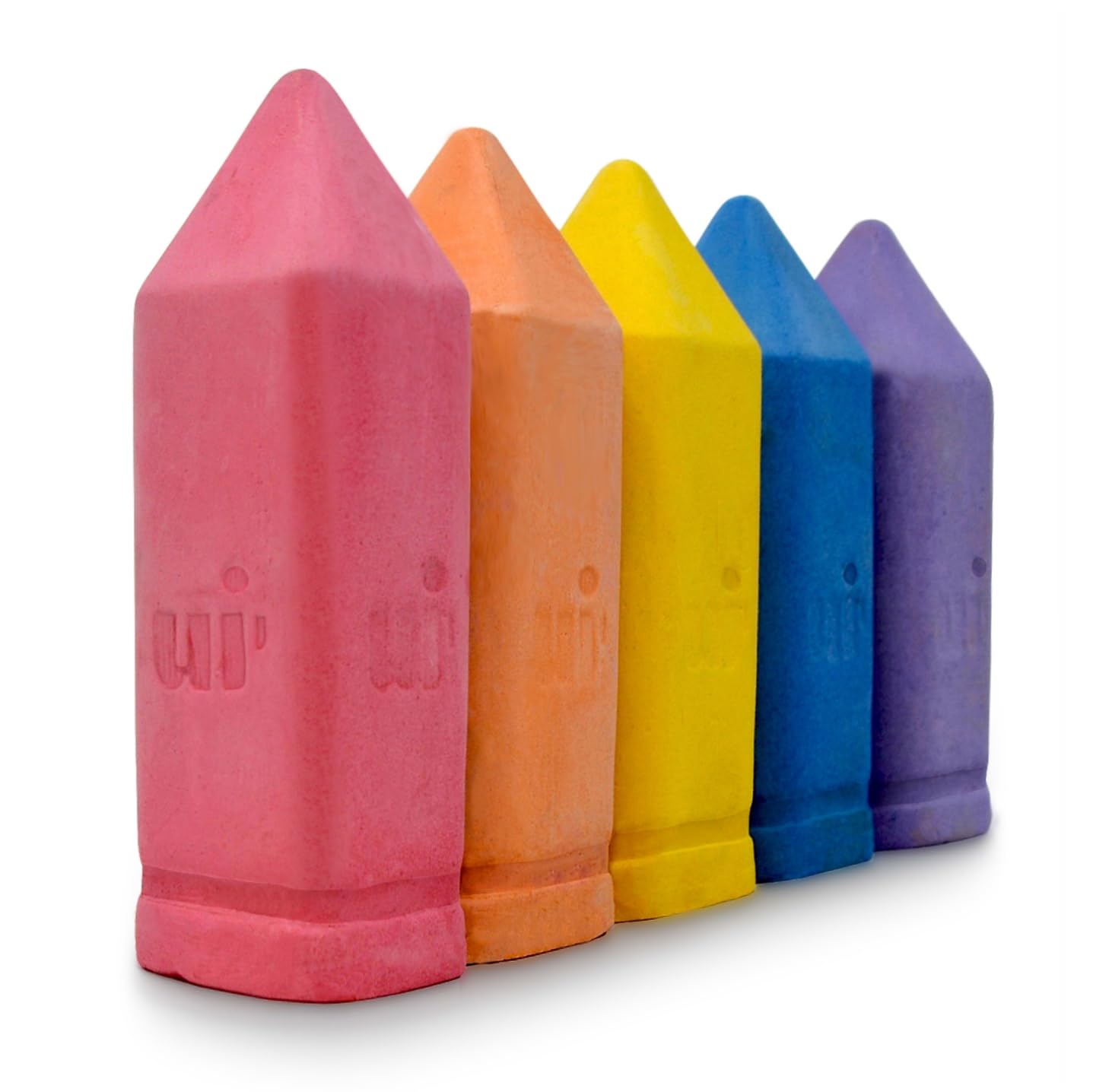 Non-Toxic Washable Jumbo Sidewalk Chalk for Kids - Outdoor Rainbow Chalk Set for Toddlers & Children - Perfect for Driveway Art, Playground Fun & Creative Outdoor Activities
