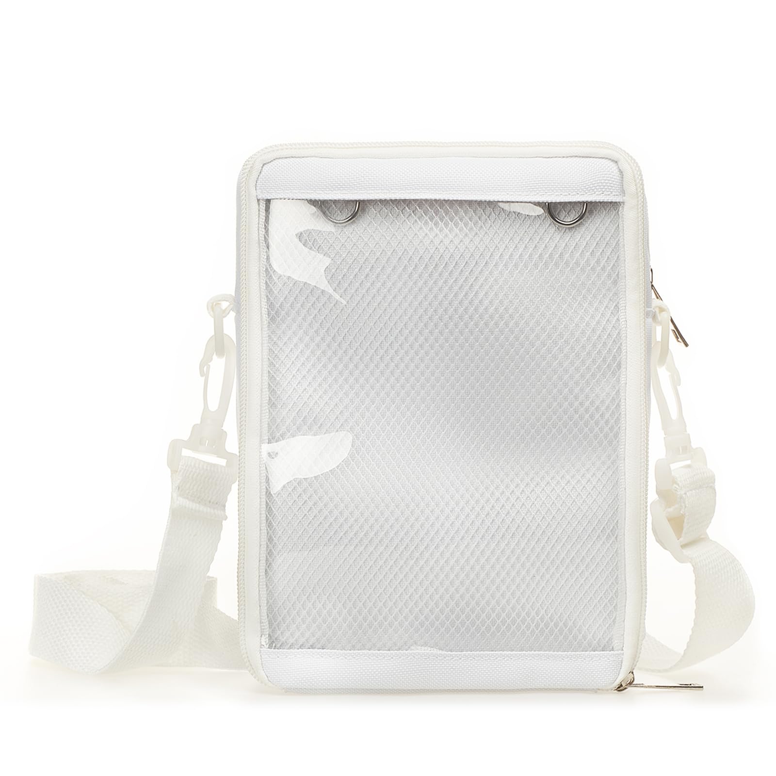 Small Clear Ita Bag - Mini DIY Transparent Crossbody Shoulder Messenger Bag for Cosplay, Conventions & Everyday Use