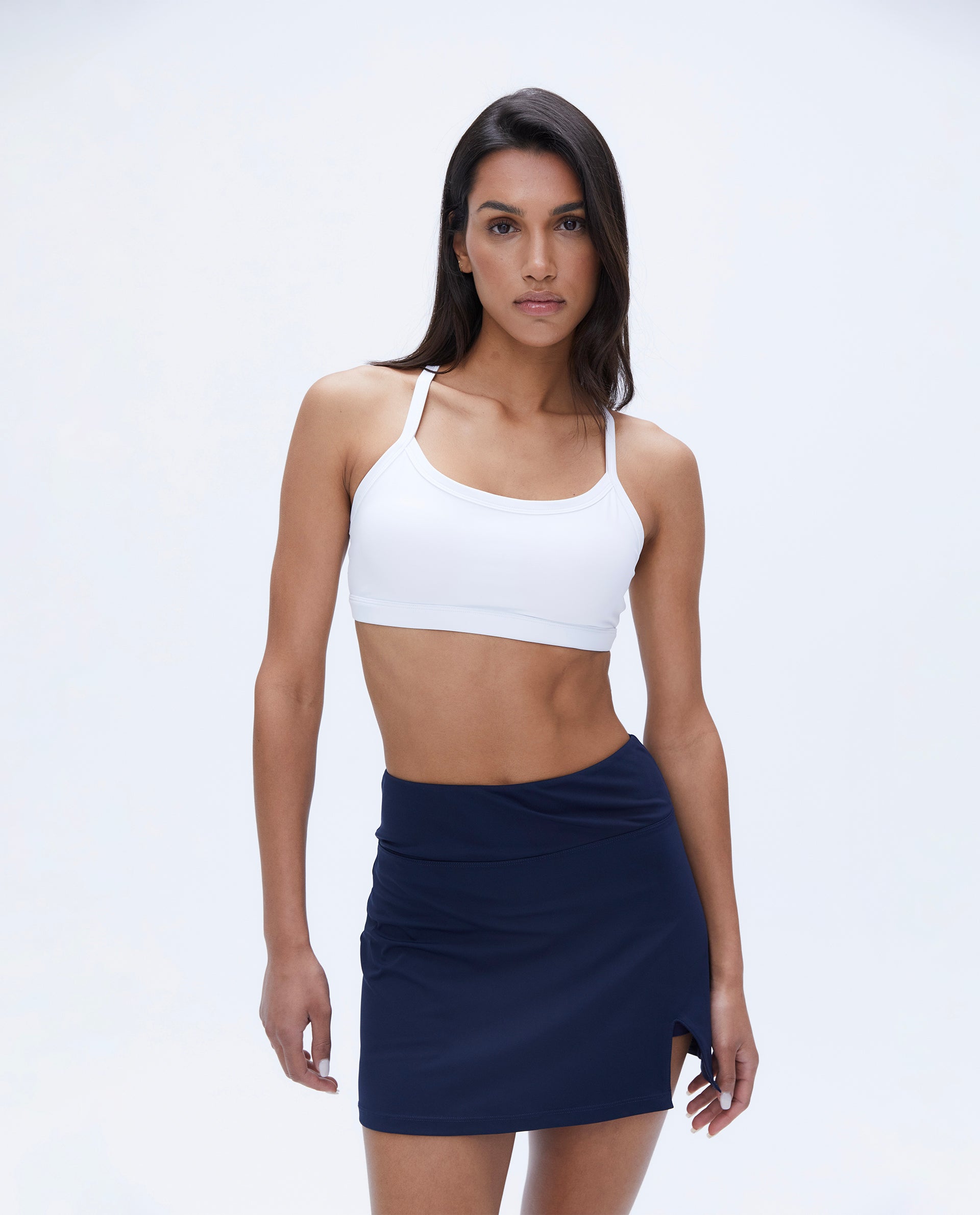 Stylish A-Line Mini Skirt for Women - Navy Blue | Flattering Fit for Casual Outings, Parties & Date Nights