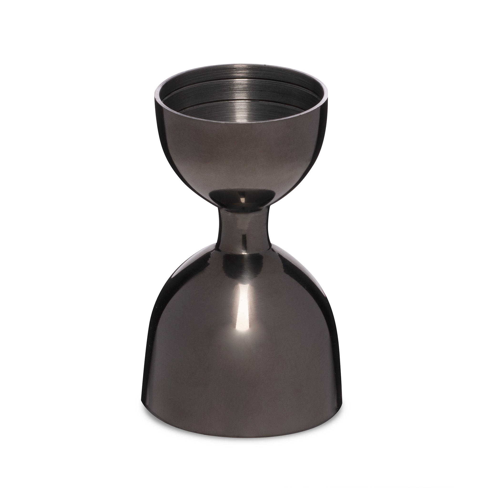 LEOPOLD® Professional Jigger 1oz & 2oz - Premium Gunmetal Black Cocktail Measuring Tool for Bartenders & Home Mixologists - Perfect for Craft Cocktails, Martini, and Whiskey Drinks