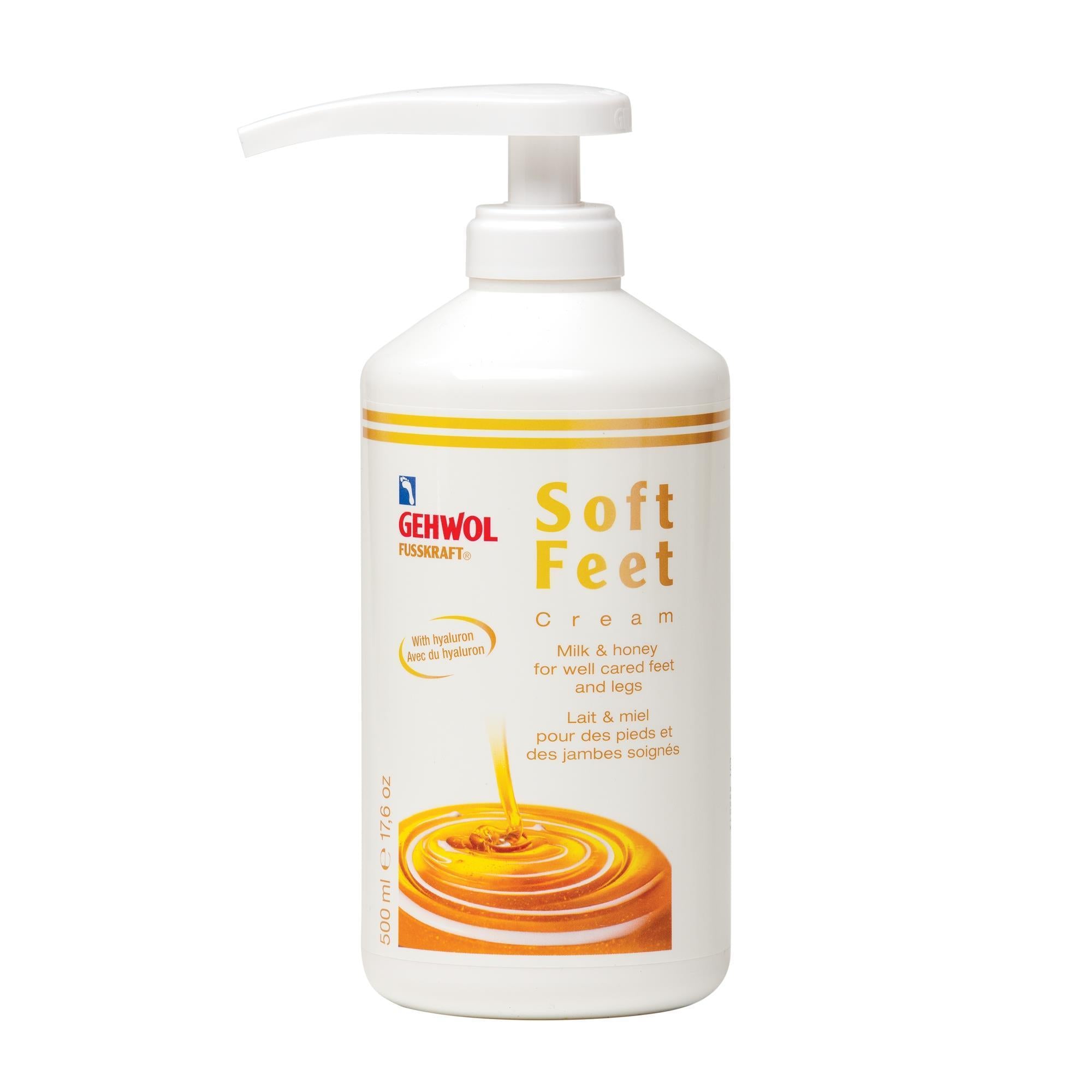 Gehwol Soft Feet Cream - Intense Moisturizing Foot Care for Dry & Cracked Heels - Perfect for Daily Use & Pedicures