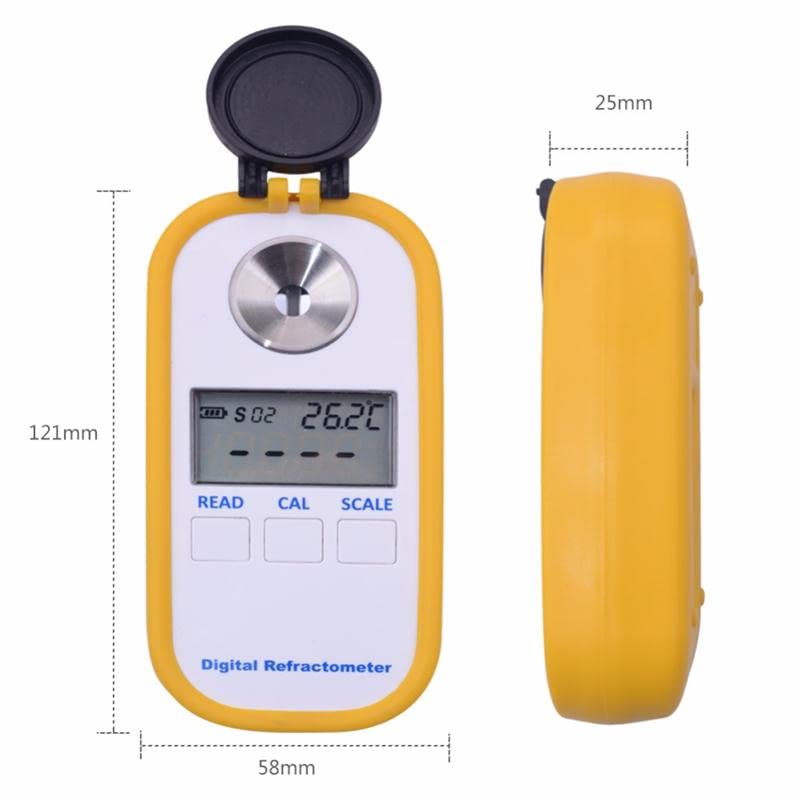 Digital Coffee Refractometer - DR701 Brix & TDS Meter for Coffee Concentration Testing | Perfect for Home Brewing, Coffee Shops & Roasteries