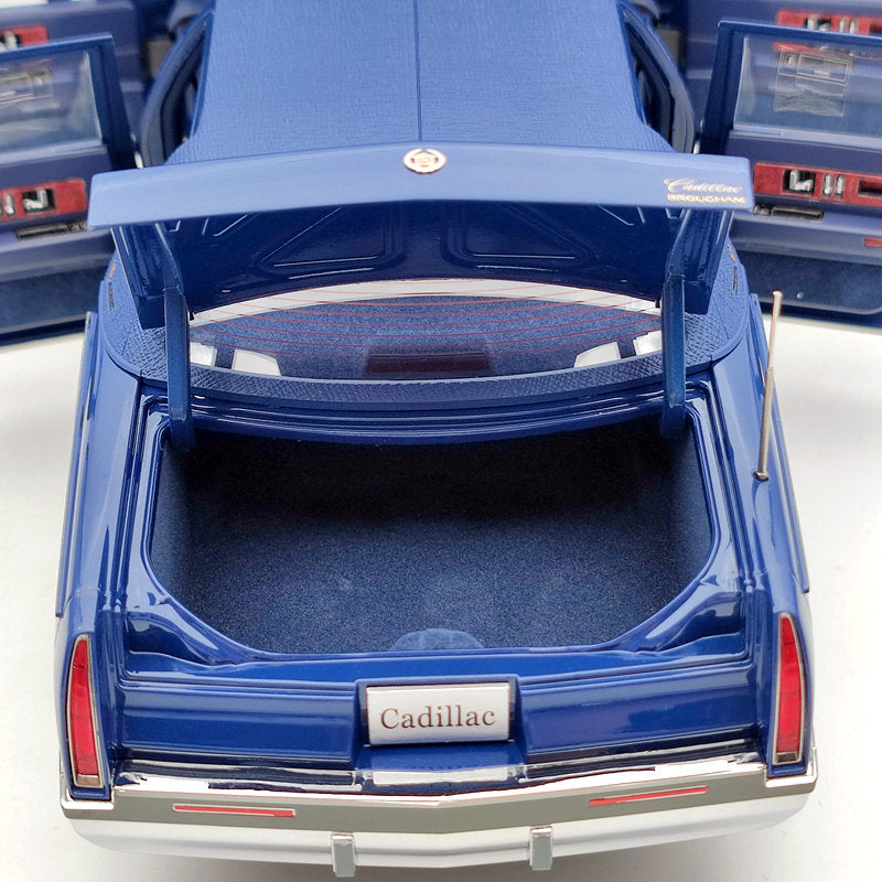 1:18 Scale 1993 Cadillac Fleetwood Sedan Blue Diecast Model Car - Limited Edition Collectible for Car Enthusiasts & Display Showcase