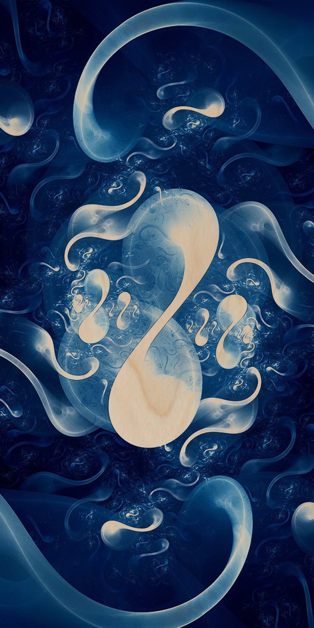 Optical Illusion Abstract Art Swirls - Modern Plywood Wood Print Poster Wall Decor for Living Room, Bedroom & Office | Unique Home & Office Decoration