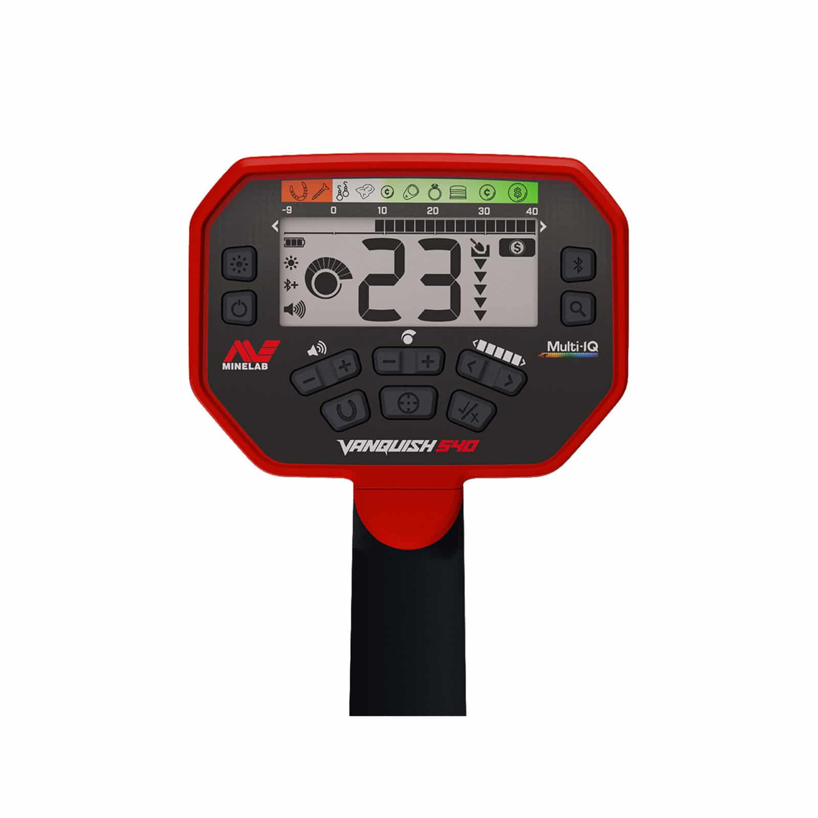 Minelab VANQUISH 540 Metal Detector with 12 x 9 Waterproof Coil & Pro Find 20 Pinpointer - Professional Gold & Treasure Hunting for Beach, Park & Outdoor Adventures