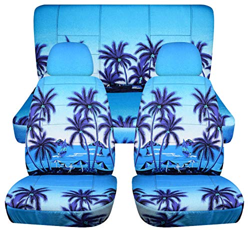 Blue w Palm Tree