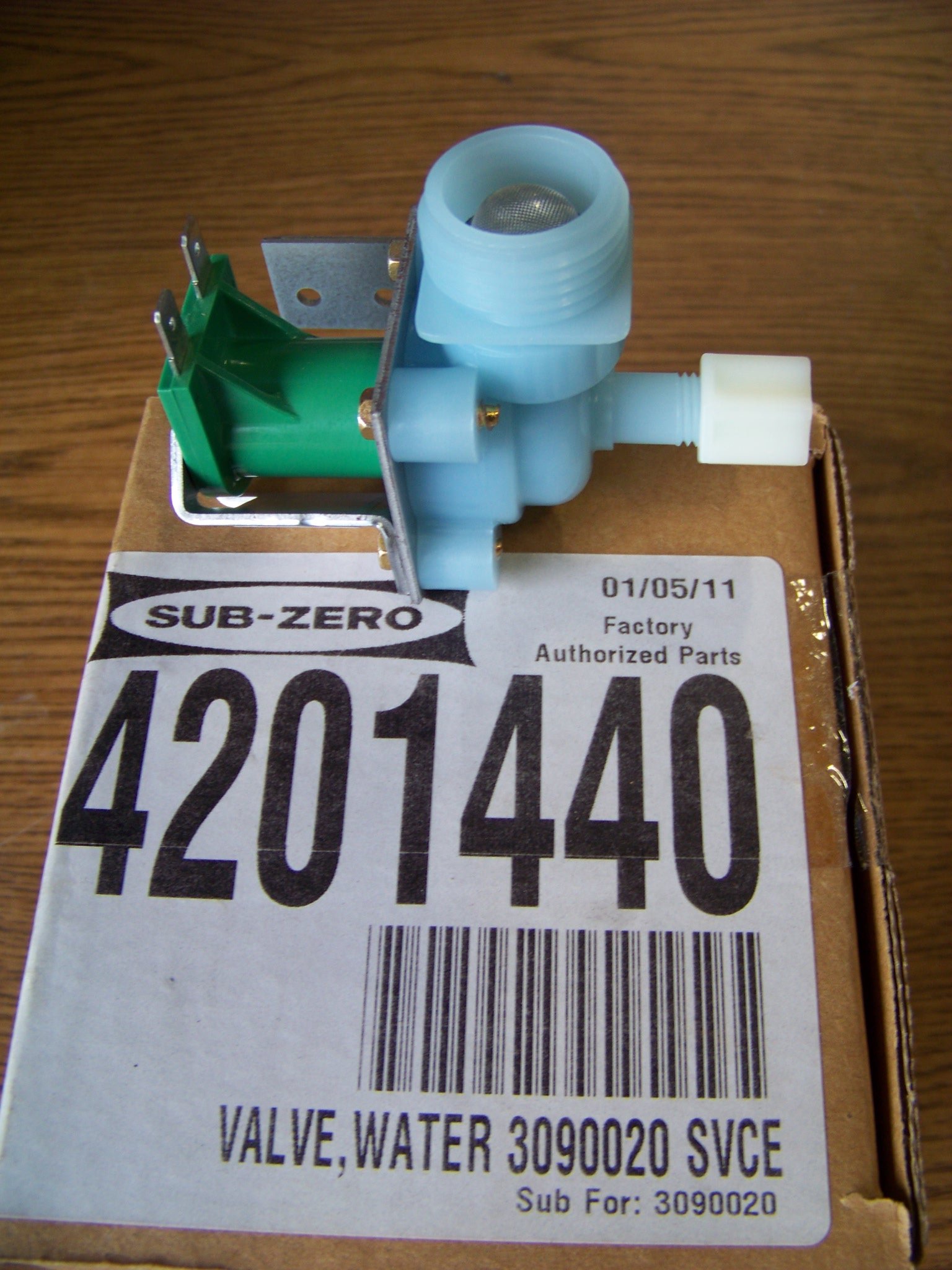 Sub-Zero Refrigerator Water Valve Replacement Part #4201440 & #3090020 - Compatible with Select Models - Check Fit Before Purchase - Perfect for Kitchen Appliance Repair & Maintenance