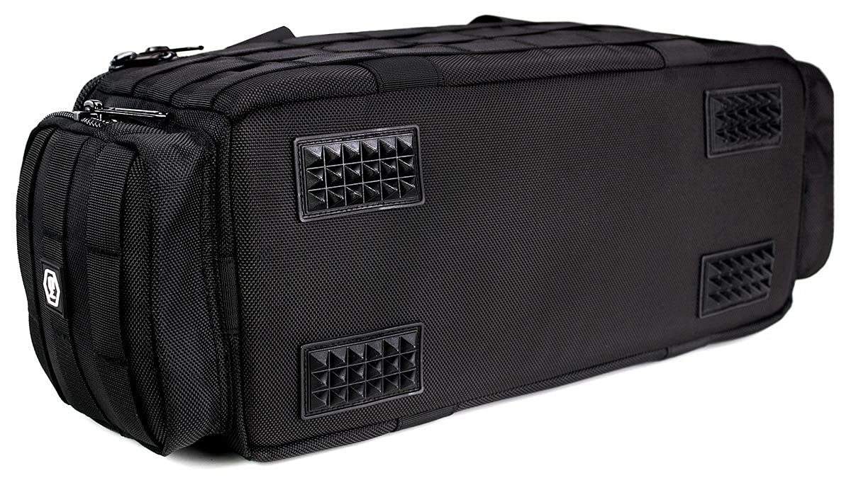 Mission Darkness Faraday Bag - RF Signal Blocking Padded Utility Bag with MOLLE Webbing | Shields Electronics from EMP & Hackers | Perfect for Night Vision Goggles, Scopes, Cameras & Phones | Tactical Gear for Military, Survival & Outdoor Use