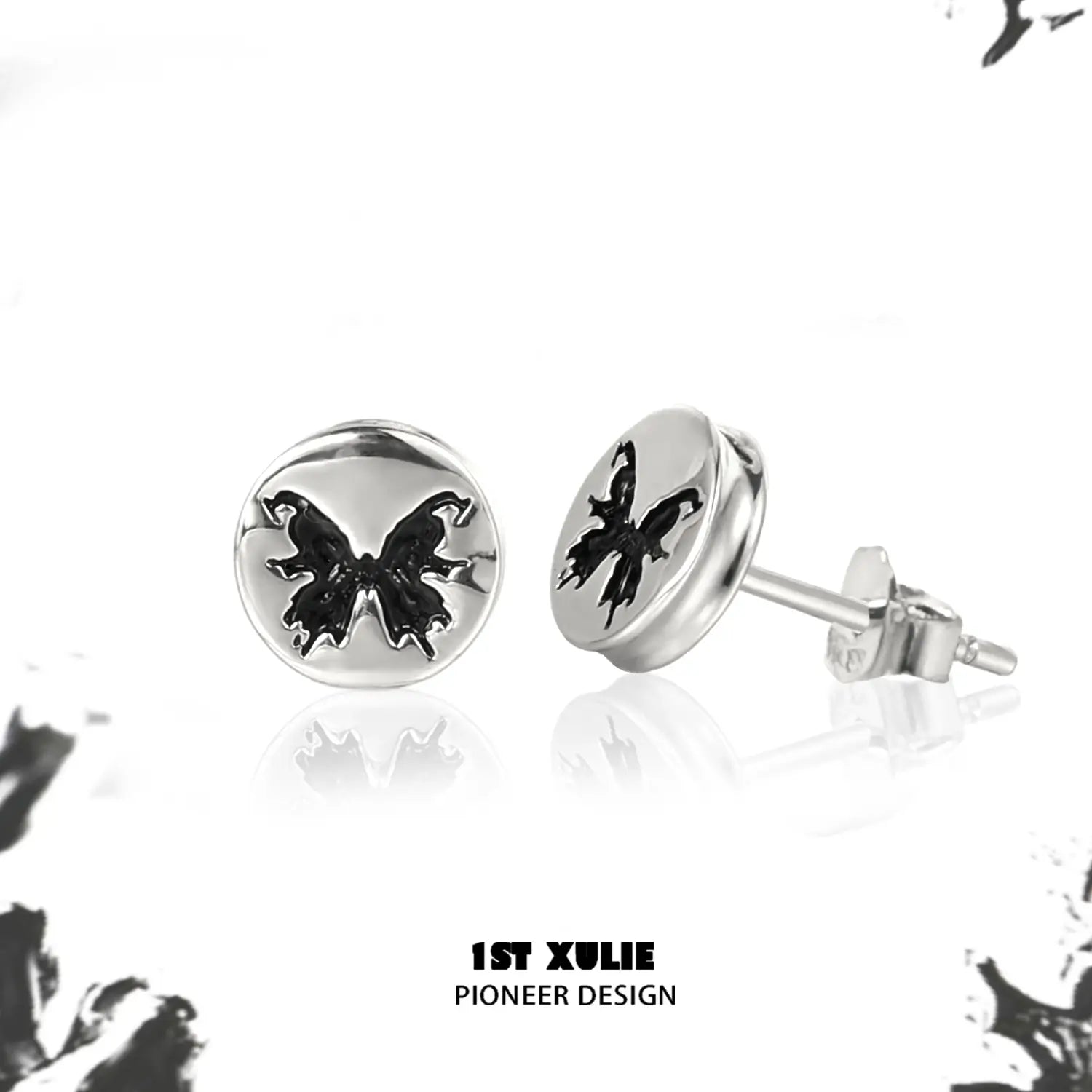 Whiterfly S925 Sterling Silver Basic Stud Earrings for Women - Hypoallergenic Minimalist Jewelry for Everyday Wear, Gift Giving & Special Occasions