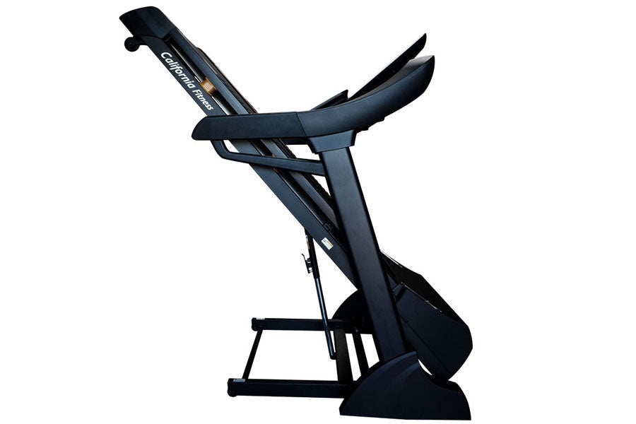 California Fitness Malibu 323T Folding Treadmill with Touchscreen Display - Home Gym Equipment for Cardio Workouts & Small Spaces