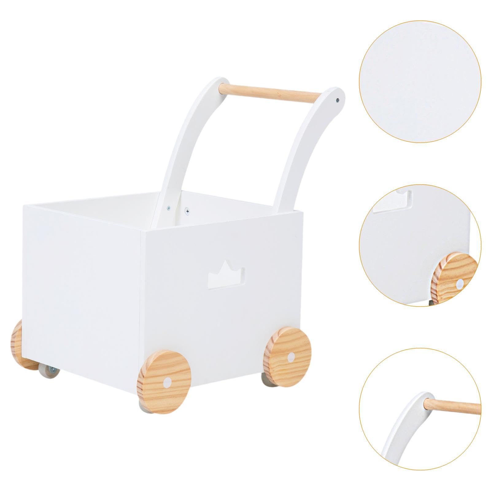 Qialexicon Baby Push Walker Cart for Toddlers Ages 3+ | Learning Walking Toy with Adjustable Handle | Perfect for Indoor & Outdoor Play, First Steps Assistance, and Early Childhood Development