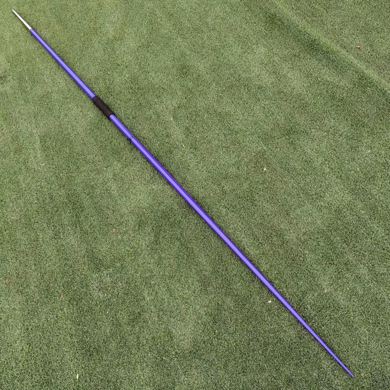 Mountainsports Training Javelin 1000g - Heavy Weight Javelin Throw Stick for Track & Field Athletes - Purple Competition Javelin for Strength Training & Sports Practice