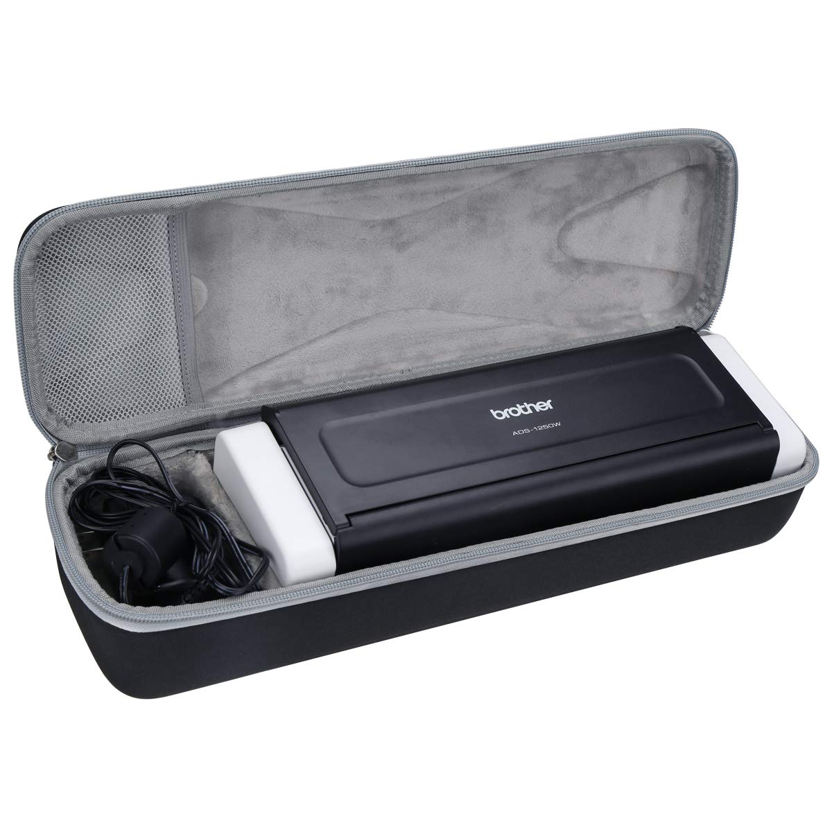 Aproca Hard Travel Storage Case for Brother ADS 1700W/1250W/1200W Document Scanner | Protective Carrying Case for Business Travel, Office & Home Use