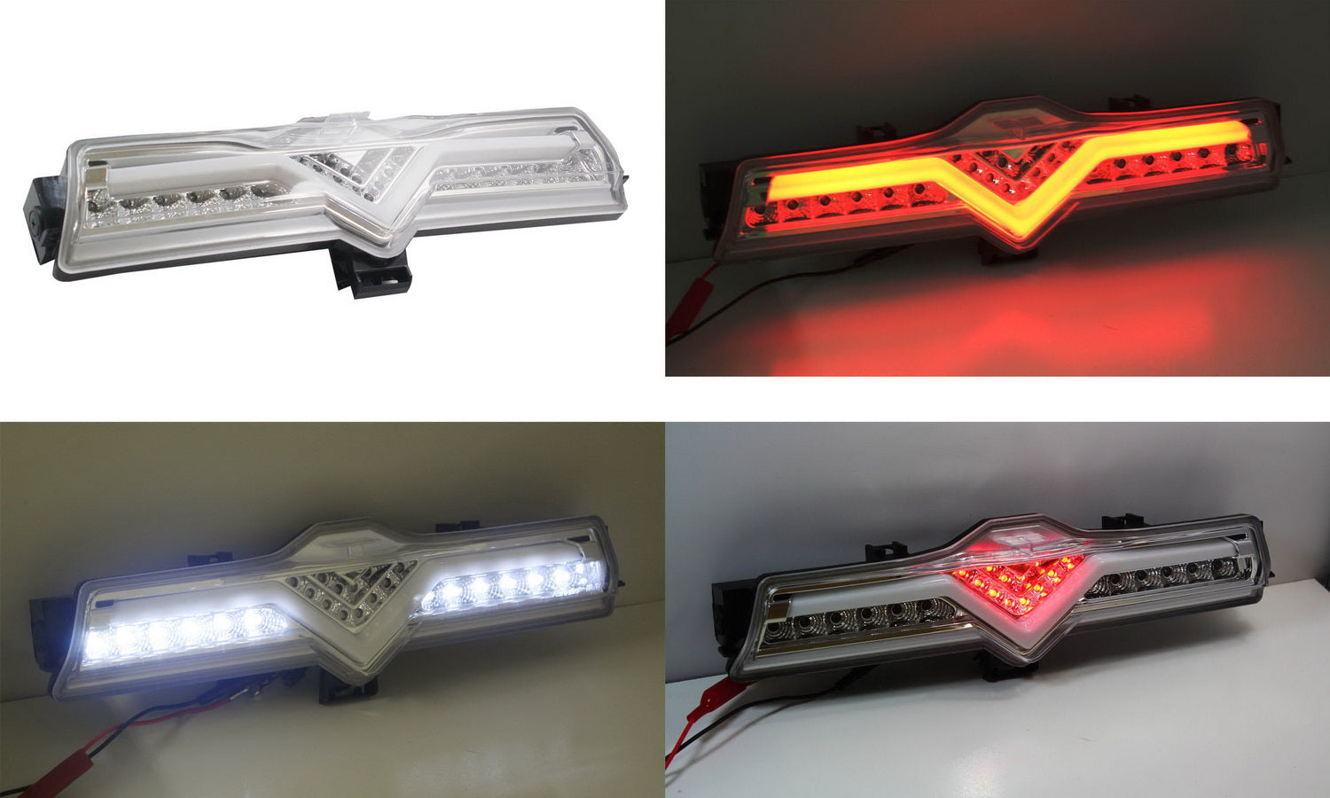 Clear LED Rear Bumper Reverse Brake Fog Light Lamp for Scion FRS 86 Subaru BRZ - High Visibility Safety Lights for Night Driving & Parking